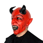 Latex Red devil mask
