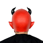 Latex Red devil mask