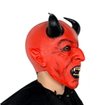 Latex Red devil mask